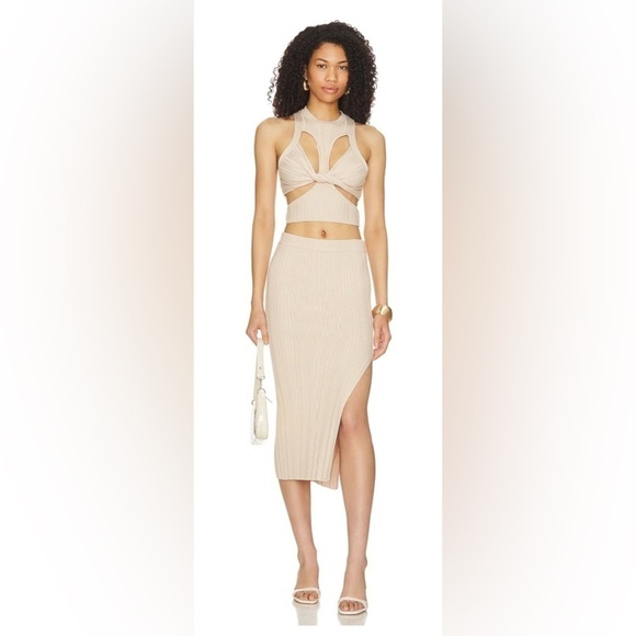 Camila Coehlo Hydra Slit MIDI Skirt - Picture 2 of 5